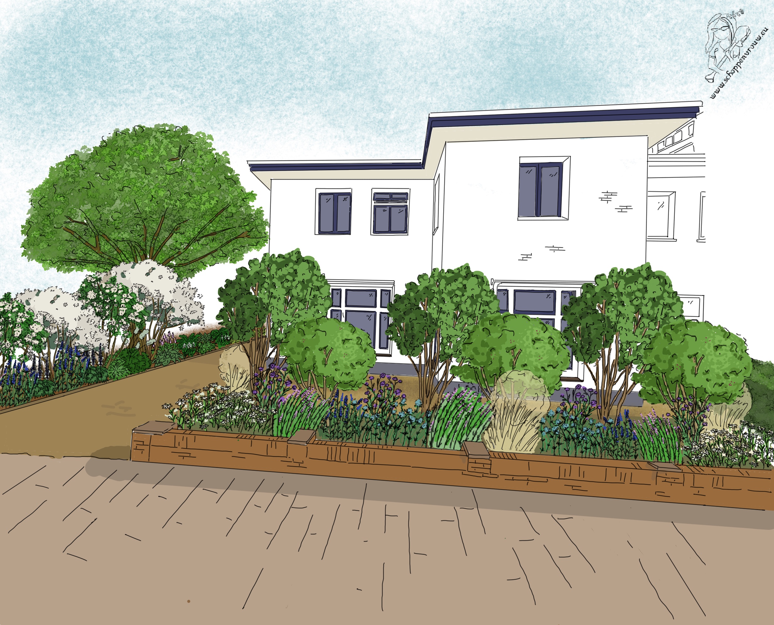 Stationstraat voorzijde 3D